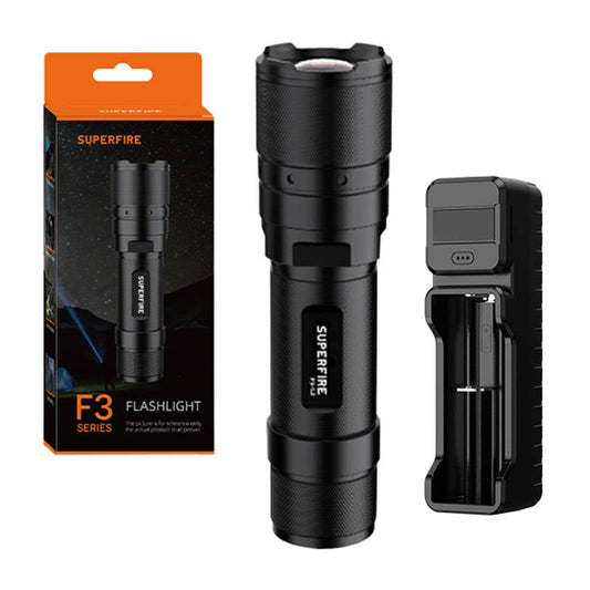 Flashlight Superfire F3-L2, 570lm - Kotikauppa