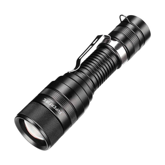 Flashlight Superfire F5, 1100lm, USB - Kotikauppa