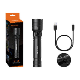 Flashlight Superfire GTS6, 360lm, USB-C - Kotikauppa