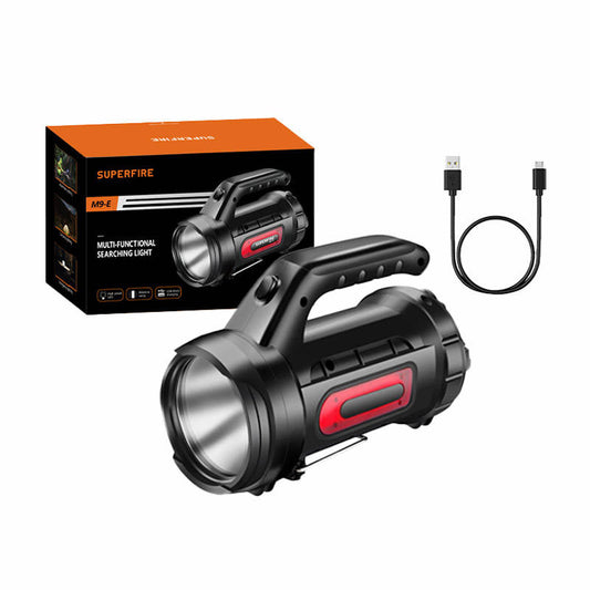 Flashlight Superfire M9-E, 900lm, USB - Kotikauppa