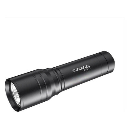 Flashlight Superfire S33-C, 210lm, USB - Kotikauppa
