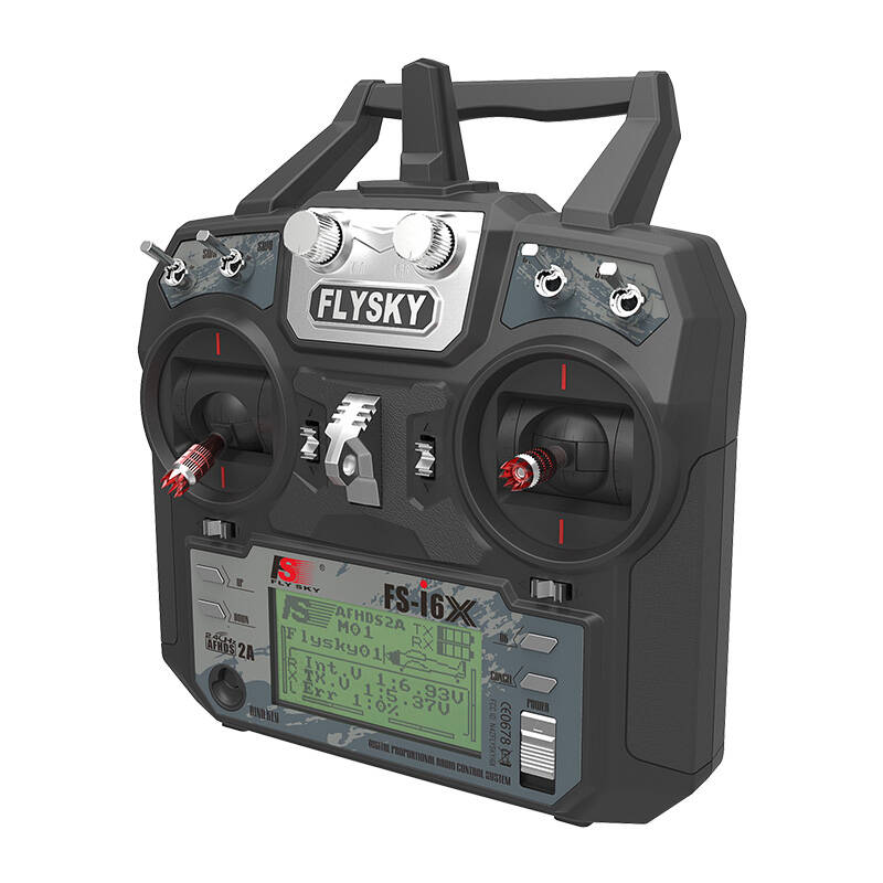 FlySky kit FS-i6X transmitter + iA10B receiver, 10 channels AFHDS 2A. - Kotikauppa