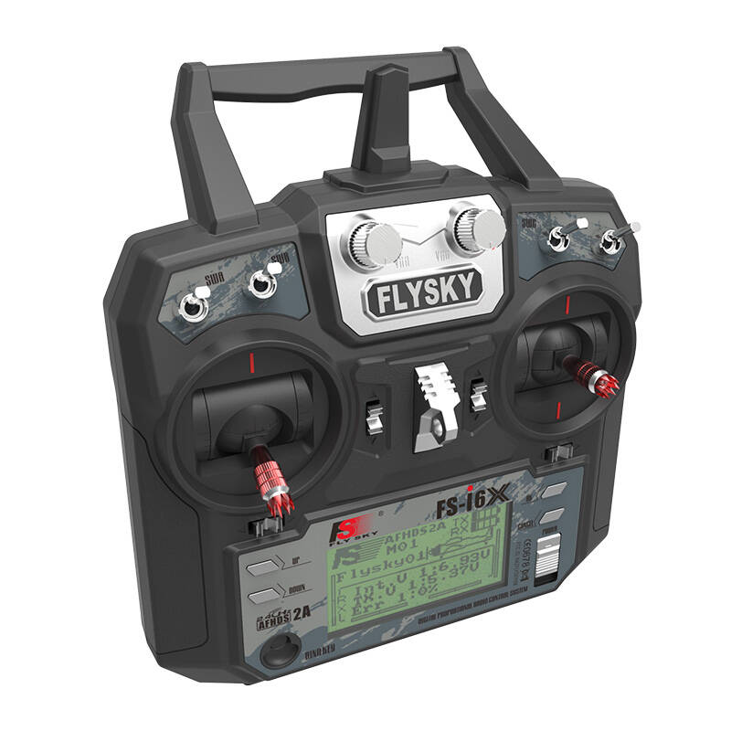FlySky kit FS-i6X transmitter + iA10B receiver, 10 channels AFHDS 2A. - Kotikauppa