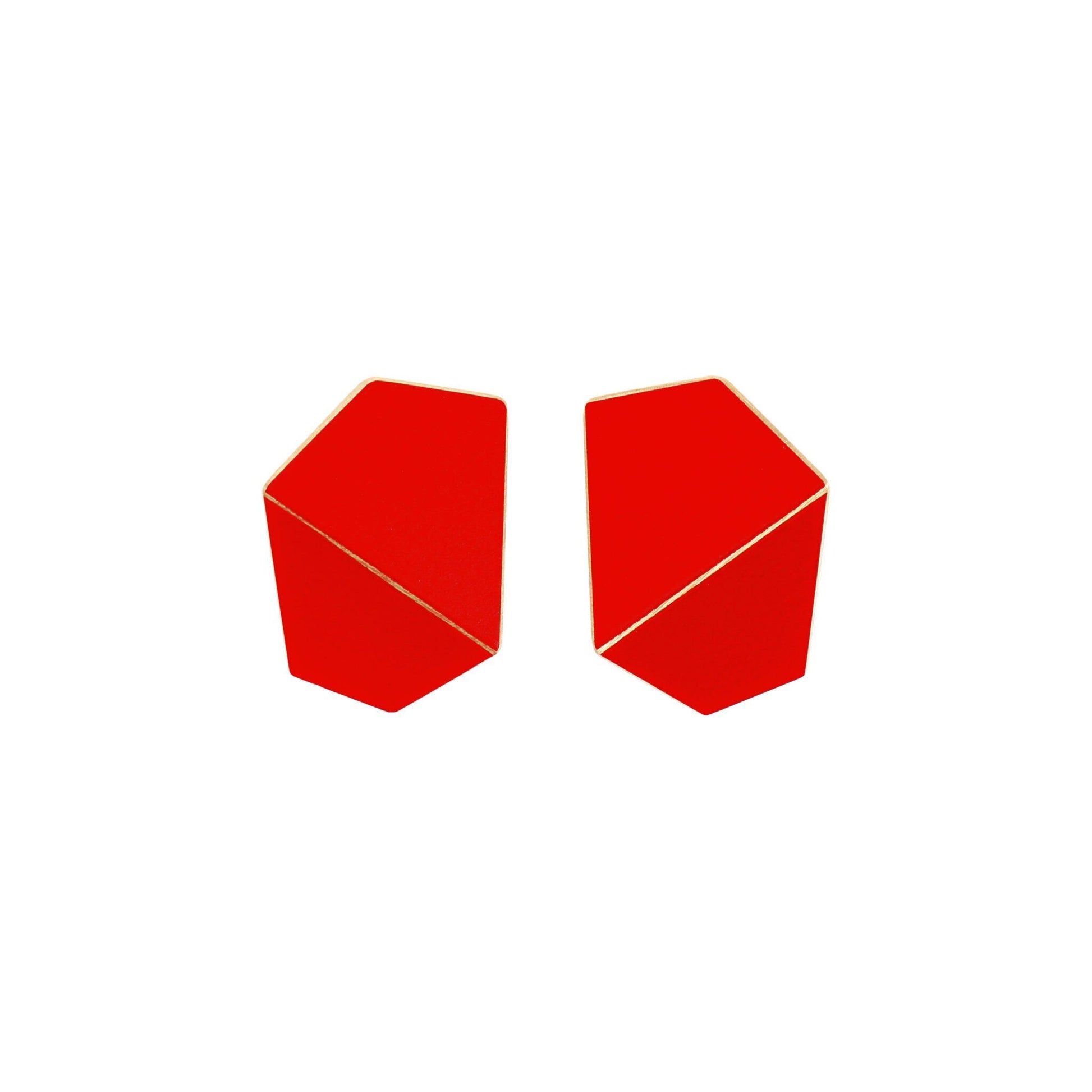 Folded Wide Earrings