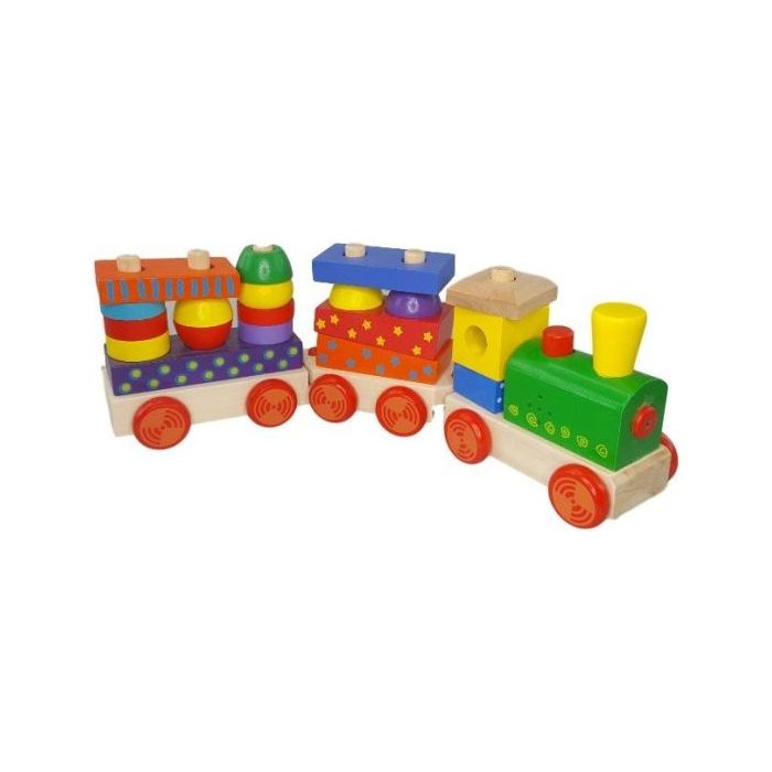 Giant Block Train With Sound - Kotikauppa