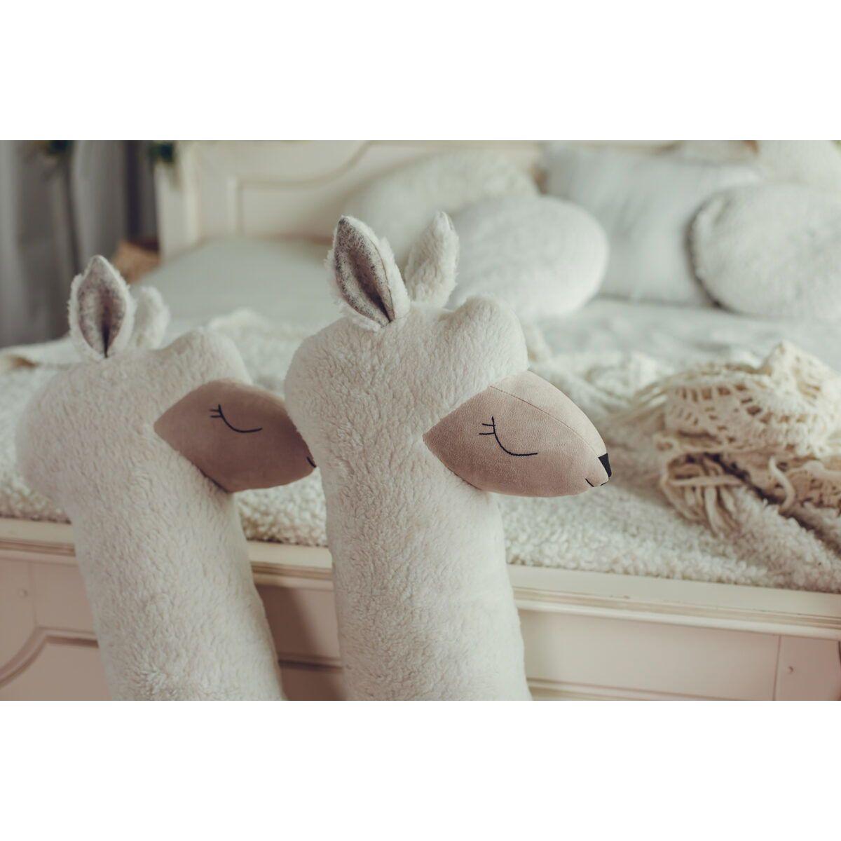 Giant Plush Toy Alpaca - Beige - Kotikauppa
