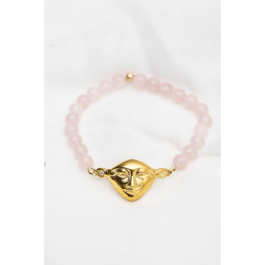 Hathor Harmony Bracelet - Rose quartz