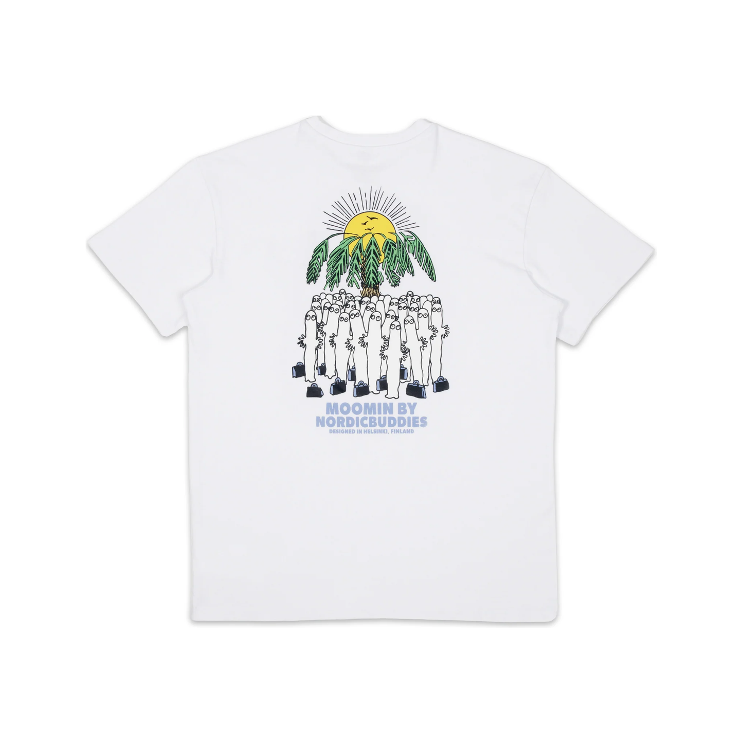 Hattifatteners Surf Trip T-Shirt Unisex - White