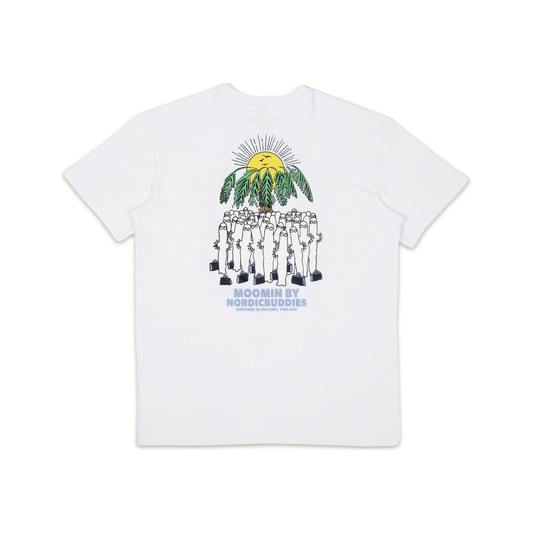 Hattifatteners Surf Trip T-Shirt Unisex - White