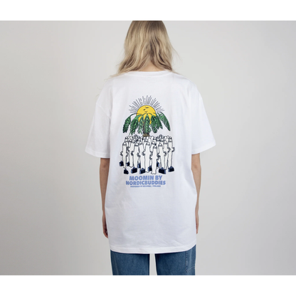 Hattifatteners Surf Trip T-Shirt Unisex - White