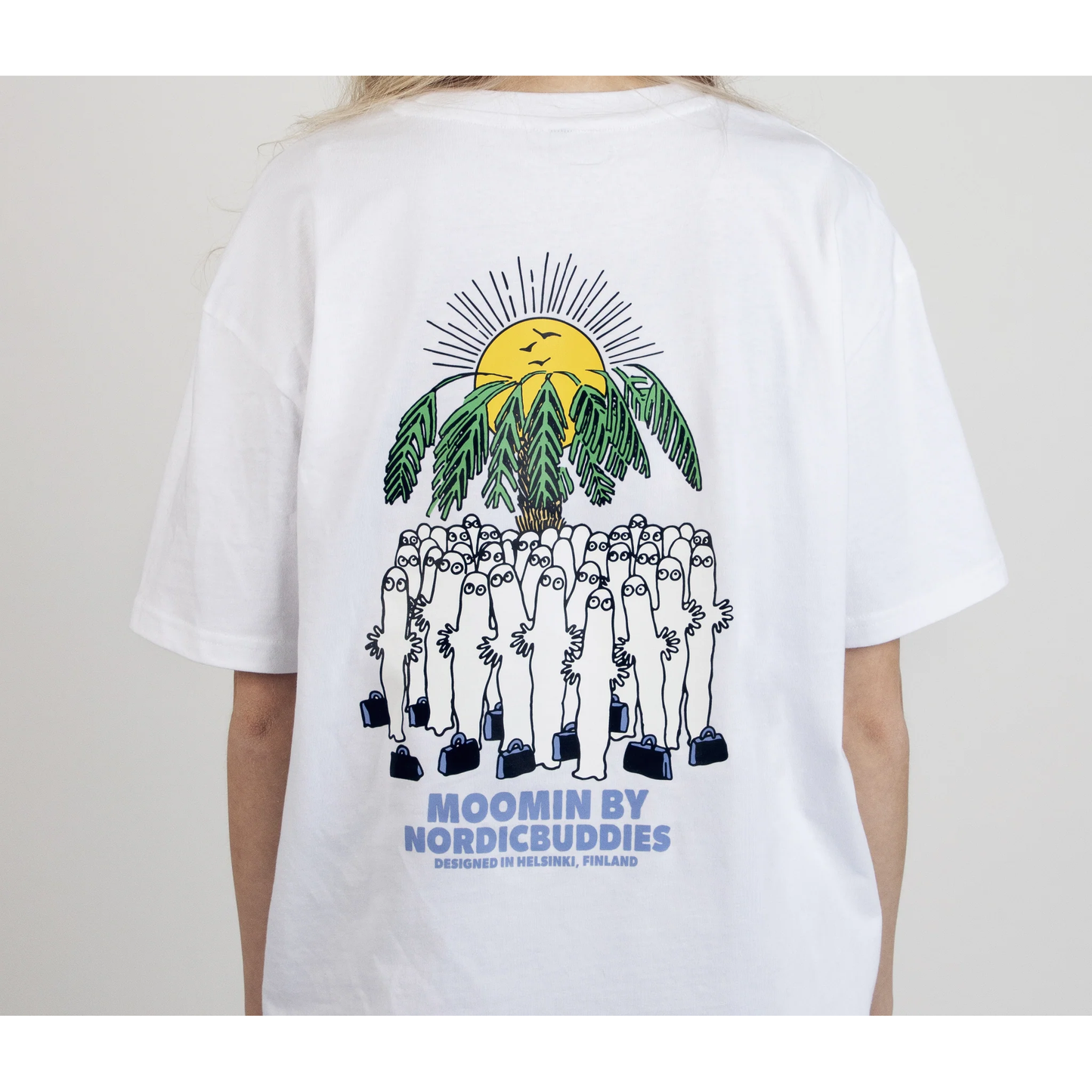 Hattifatteners Surf Trip T-Shirt Unisex - White