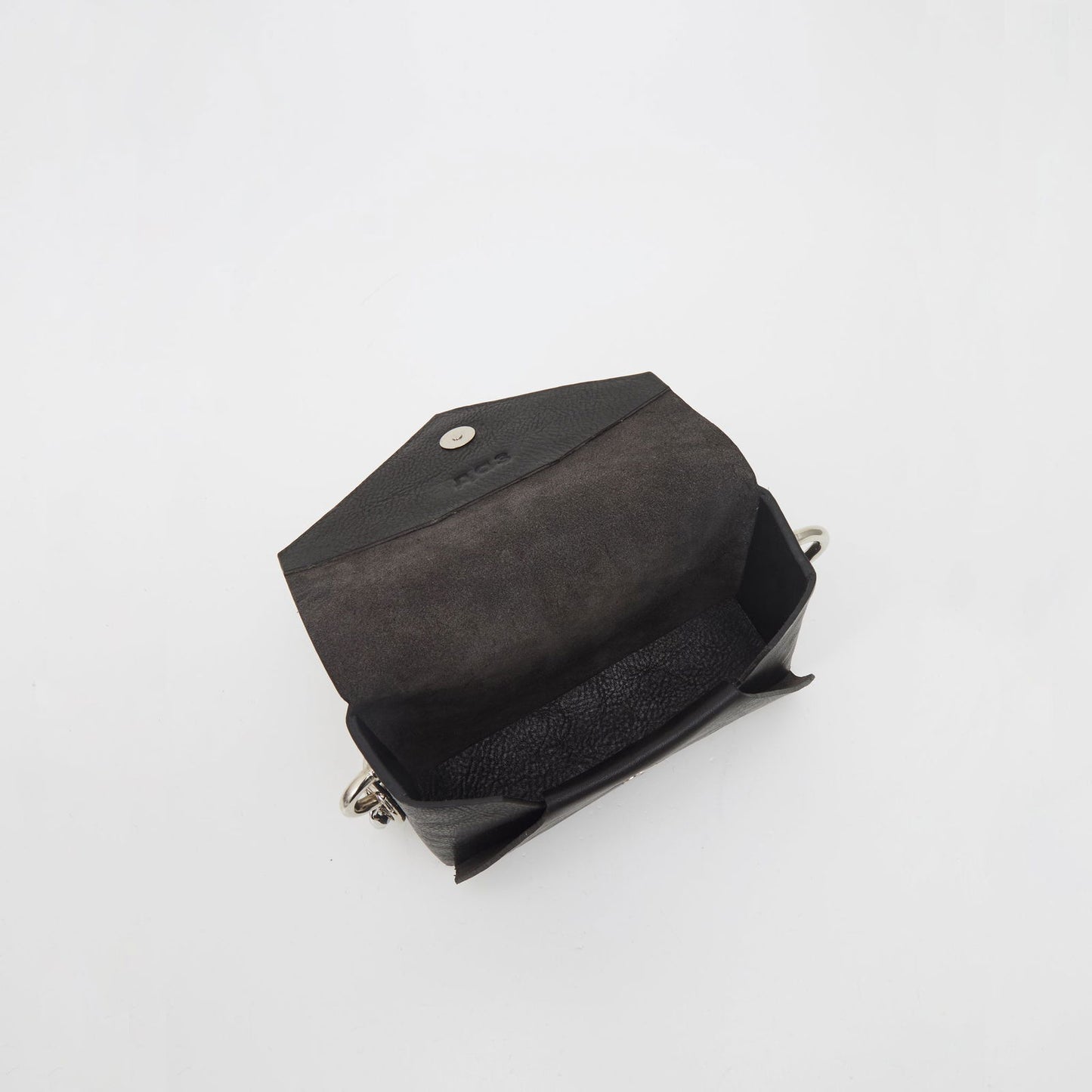 Handmade Leather Envelope Bag - Black - Kotikauppa