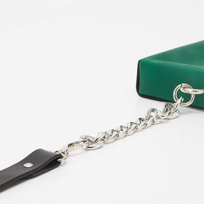 Handmade Leather Envelope Bag - Green - Kotikauppa