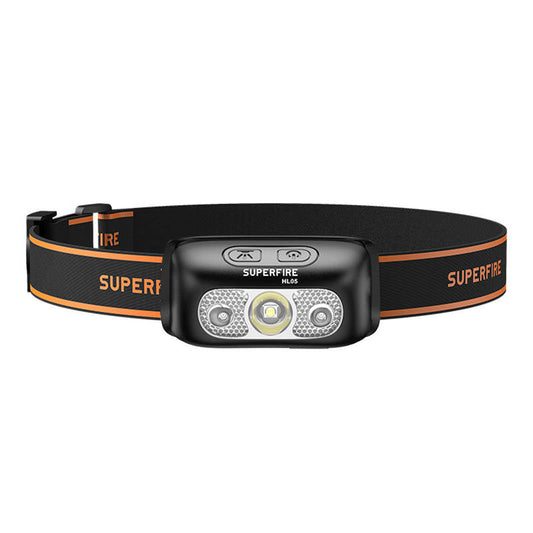 Headlamp Superfire HL05-E, 120lm, USB - Kotikauppa