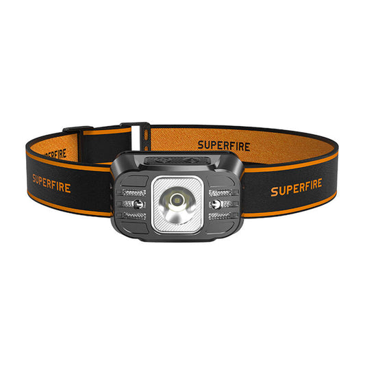 Headlamp Superfire HL75-S, 350lm, USB - Kotikauppa