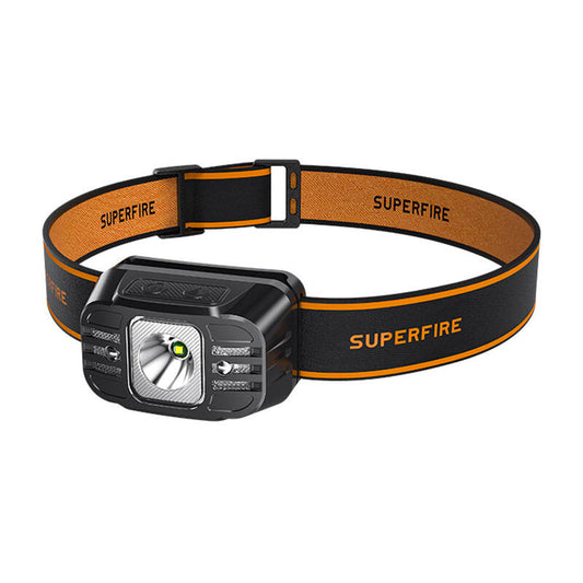Headlamp Superfire HL75-S, 350lm, USB - Kotikauppa