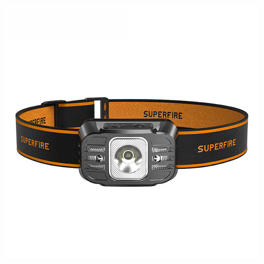 Headlamp Superfire HL75-X, 220lm, USB - Kotikauppa