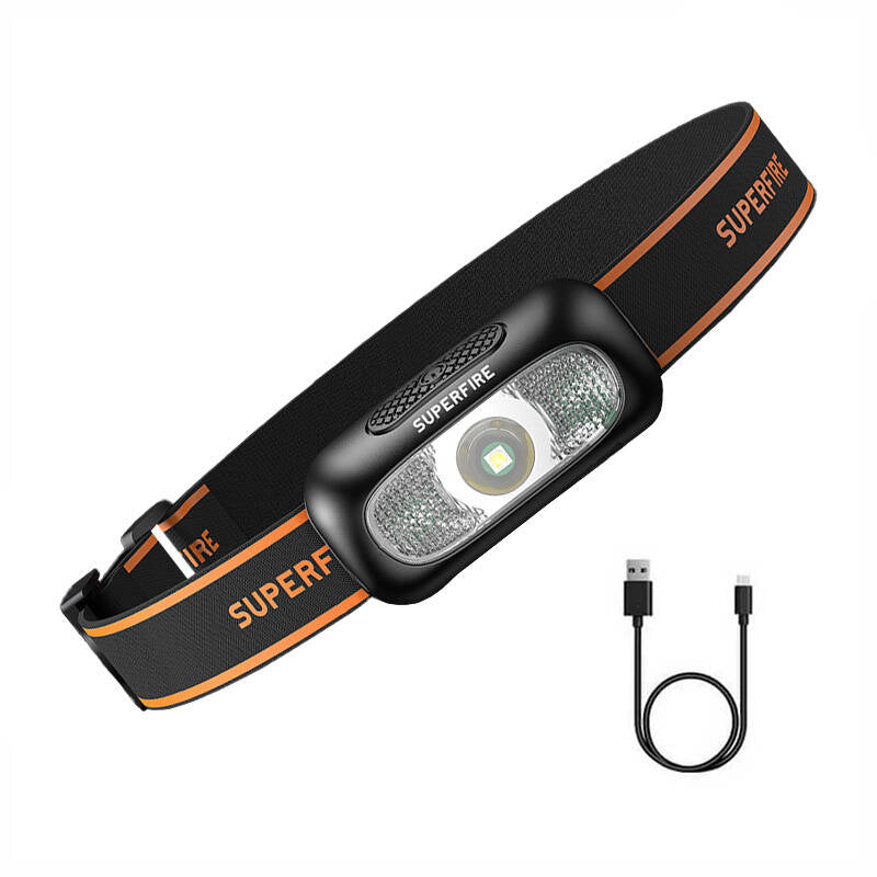 Headlight Superfire HL05-D, 110lm, USB - Kotikauppa