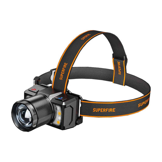 Headlight Superfire HL25, 700lm, USB-C - Kotikauppa