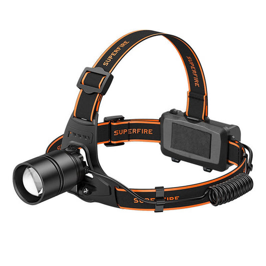 Headlight Superfire HL71, 500lm, USB - Kotikauppa