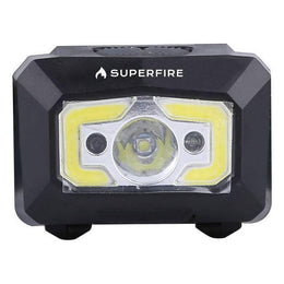 Headlight with non-contact switch Superfire X30, 340lm, USB - Kotikauppa