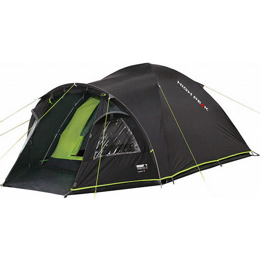 High Peak Talos kupoliteltta 4hlö (330cm*240cm*130cm) musta - Kotikauppa