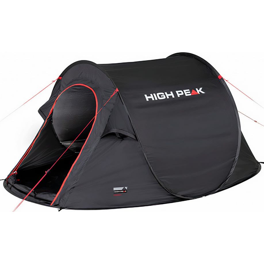 High Peak Vision Pop-up-teltta 3hlö musta - Kotikauppa