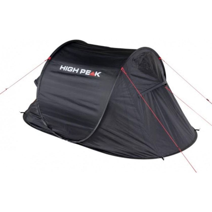 High Peak Vision Pop-up-teltta 3hlö musta - Kotikauppa