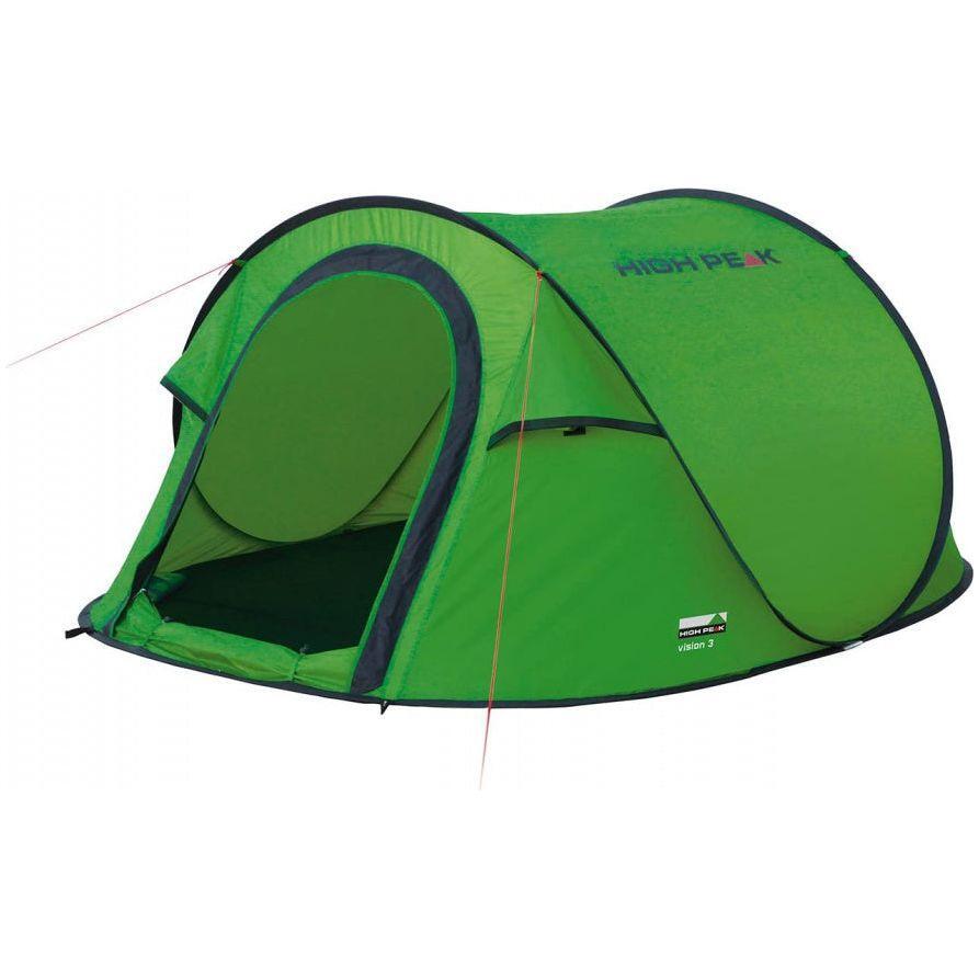 High Peak Vision Pop-up-teltta 3hlö vihreä - Kotikauppa
