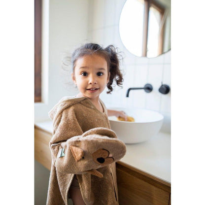 Hooded Bathing Poncho for Kids - Mr. Dog - Kotikauppa