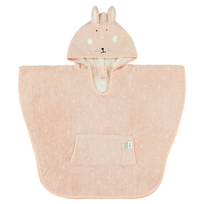 Hooded Bathing Poncho for Kids - Mrs. Rabbit - Kotikauppa