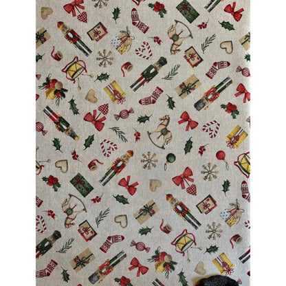 Festive Motive Christmas Story Rectangular Tablecloth