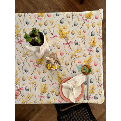 Rectangular Tablecloth - Easter Happy