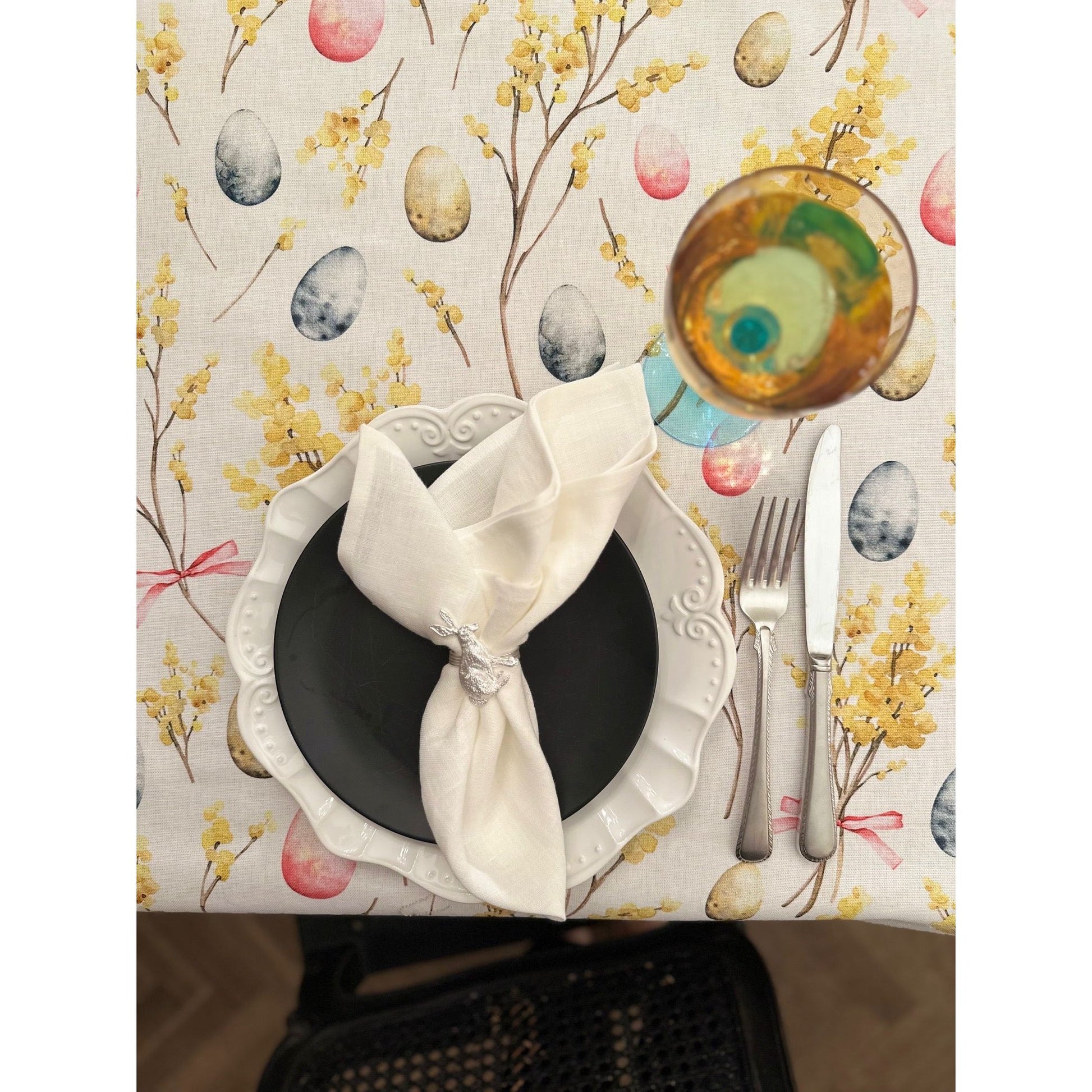 Rectangular Tablecloth - Easter Happy