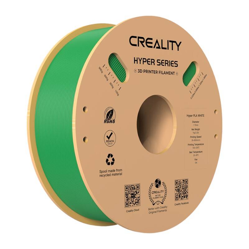 Hyper PLA Filament Creality (Green) - Kotikauppa