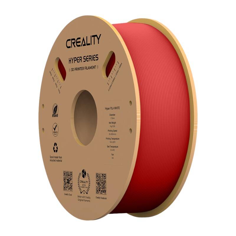 Hyper PLA Filament Creality (Red) - Kotikauppa