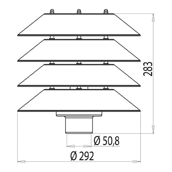 PYLVÄSVALAISIN KÄPY AT101ALV 100W W27 VALKOINEN