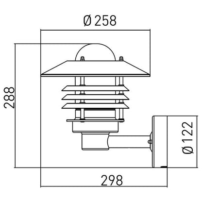 PIHAPIIRIVALAISIN AVERIA AVG03GH IP44 75W E27 G O GH