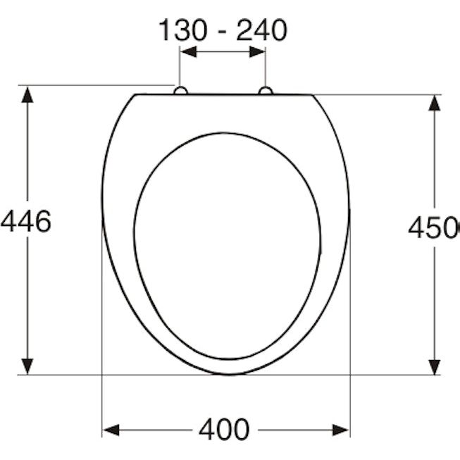 WC-ISTUINKANSI IDO 9111022001 KIMSET VALKOINEN