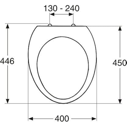 WC-ISTUINKANSI IDO 9111022001 KIMSET VALKOINEN