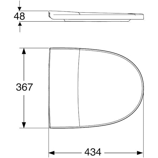 WC-ISTUINKANSI IDO 9153701001 SEVEN D VALKOINEN