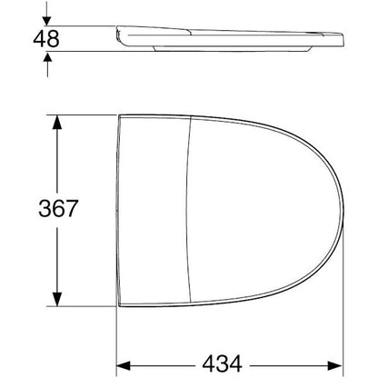 WC-ISTUINKANSI IDO 9153701001 SEVEN D VALKOINEN