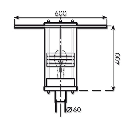 PYLVÄSVALAISIN TALAS LED 4000K-DALI-23W-3500LM-IP44-HARMAA