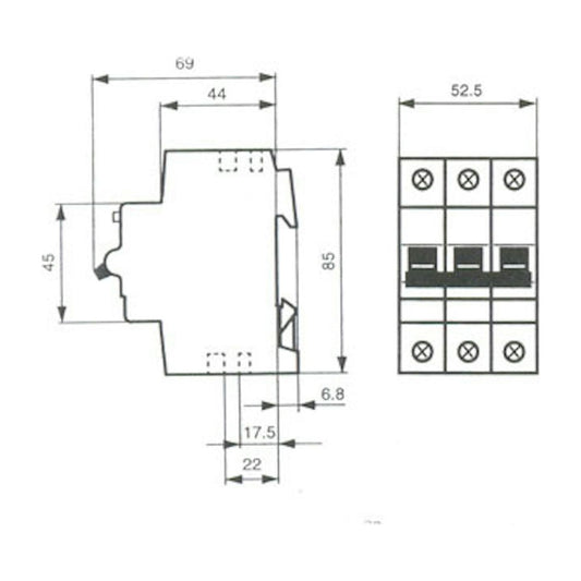 JOHDONSUOJAKATKAISIJA STOTZ S203-K63 3-NAP K 63A