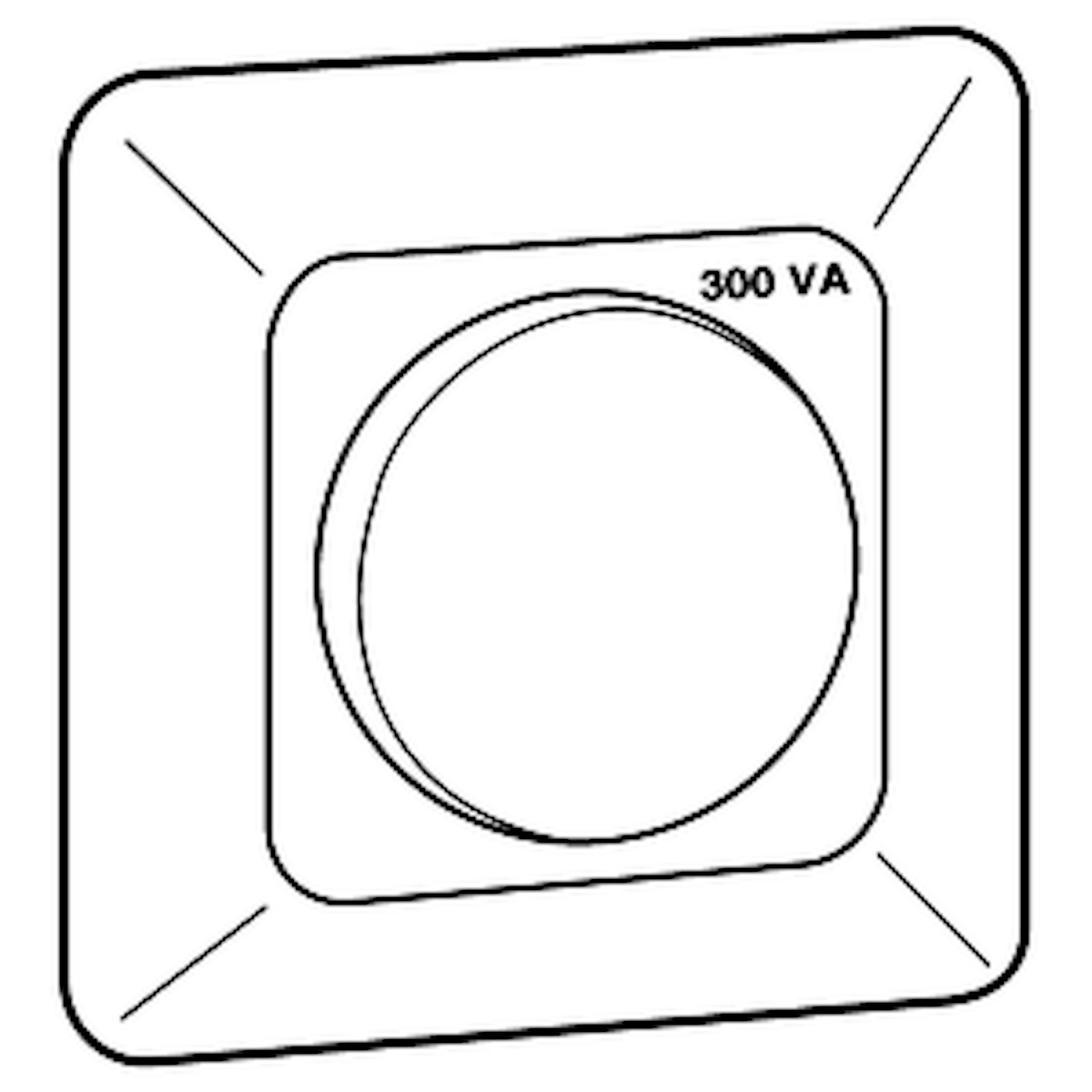 Valonsäädin ABB Jussi upotettava IP20