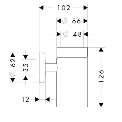 HAMMASMUKITELINE HANSGROHE 40518000 LOGIS