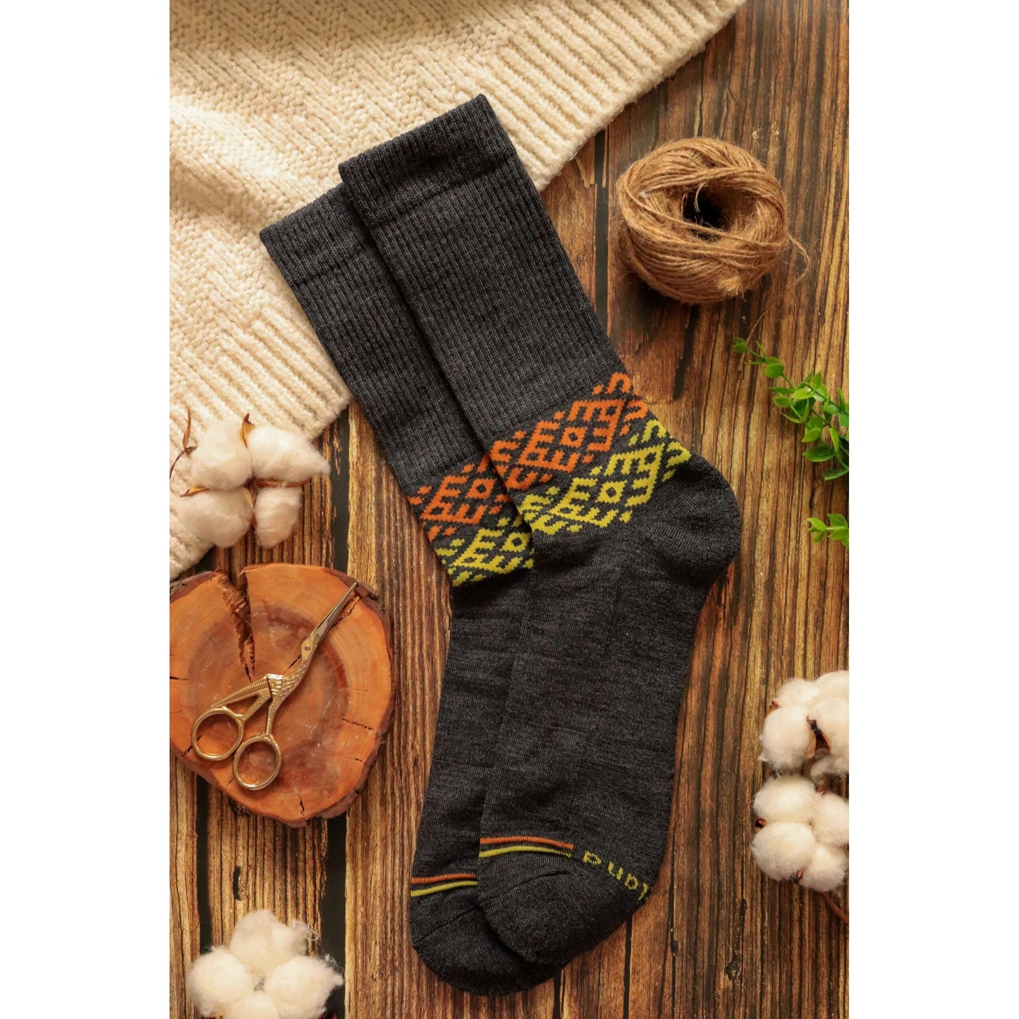 Everyday Merino Wool Socks, Unisex - Dark Grey