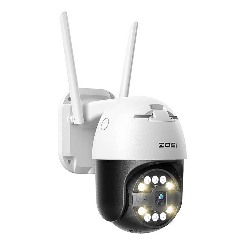 IP Outdoor Camera ZOSI C296 WiFi Pan Tilt 5MP IP66 with 32GB microSD card - Kotikauppa