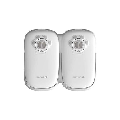 Intelligent 2-chamber food dispenser PetWant F7 - Kotikauppa