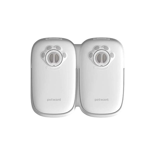 Intelligent 2-chamber food dispenser PetWant F7 - Kotikauppa